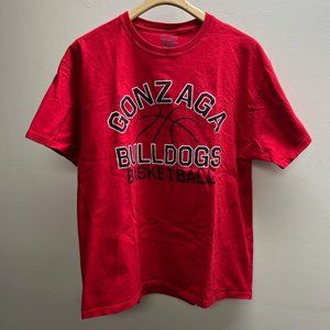 Men's Gonzaga Bulldogs red short sleeve t-shirt